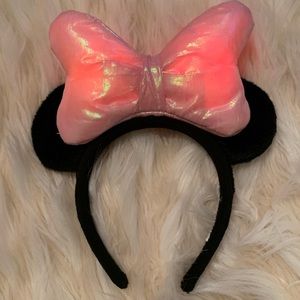 Giant Light Up Bow Minnie Mouse Disney Ears